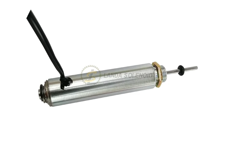 Mini Seal Tubular Solenoid Dc 12v 24v Electromagnet Push Pull Long Stroke Solenoid