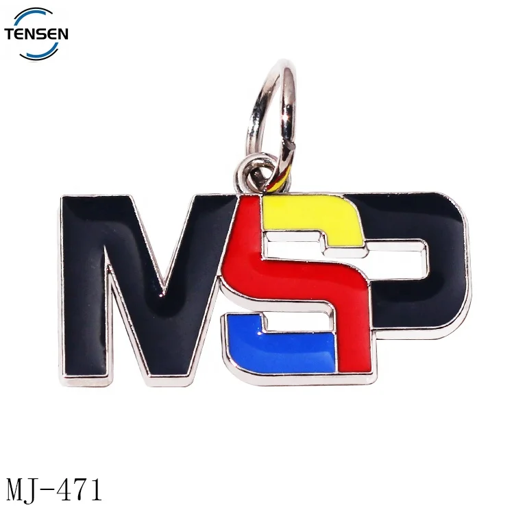 Personalized Garment Decorative hang Charms Custom Enamel logo Embossed Tags Pendant Fitting for Choke Chains
