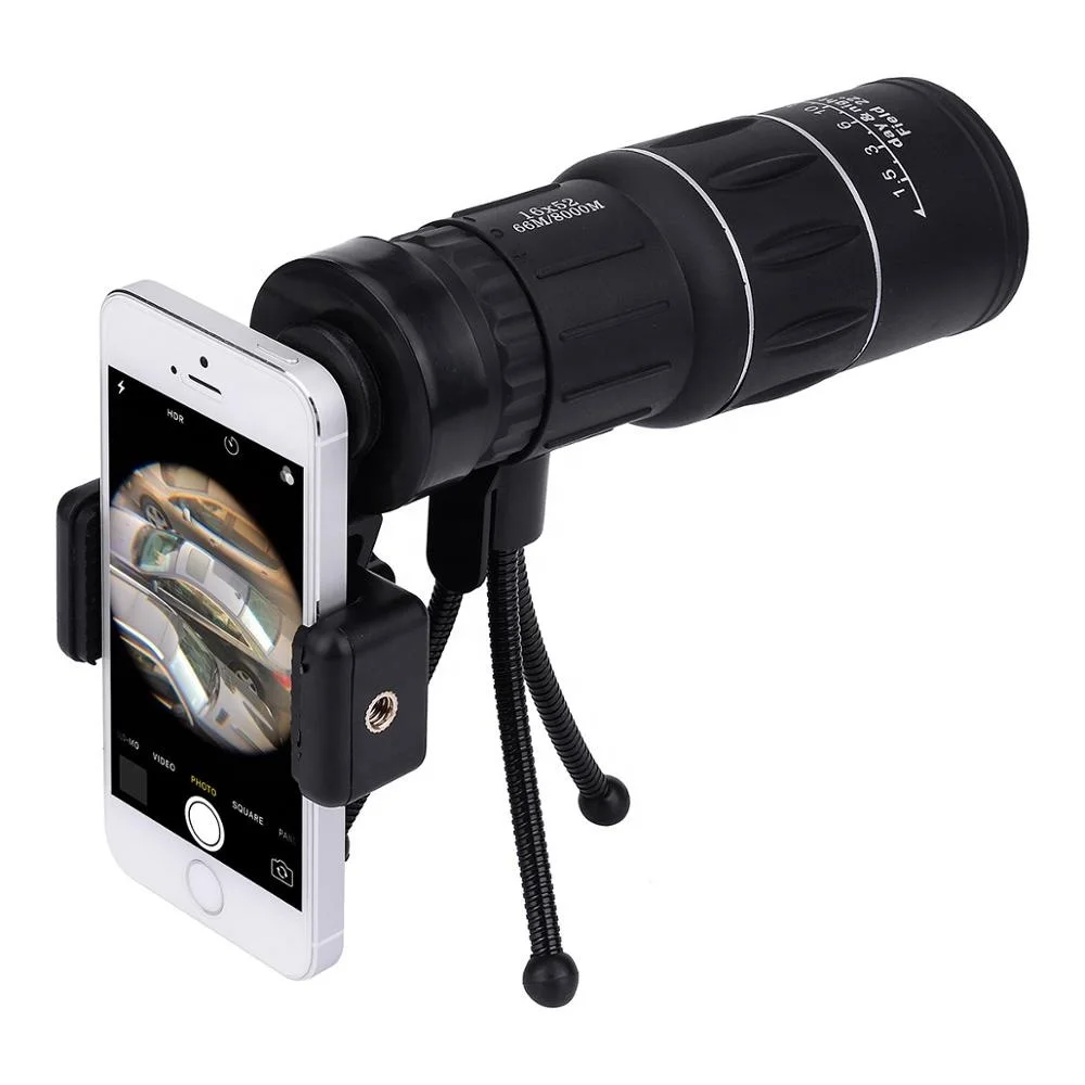 Mini télescope monoculaire de poche avec vision nocturne,n'aime HD 8x20
