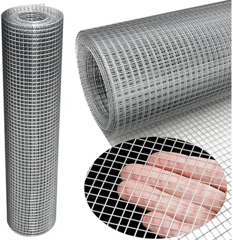 Hardware Cloth,  Chicken Wire, Galvanized Wire Mesh Roll, Fencing Wire Mesh Roll Welded Wire Fence Gopher Wire Cloth Rodent Wire