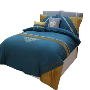 Super Quality Wholesale Patchwork Microfiber Bedding Double Bed Sheet Sets
