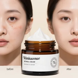 Vinissense 15g Organic Anti-Aging Eye Cream for Face Effectively Removes Wrinkles and Dark Circles Moisturizes Eye Cream