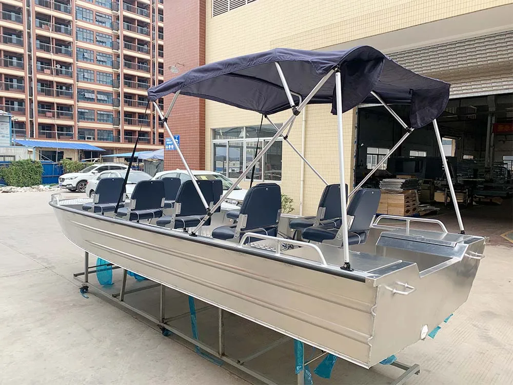 Kinocean Speed Jet 1.7M Aluminium Passenger Boat Luxury Centre Console Fishing Pleasure Yacht Landing Craft with Luxury Features