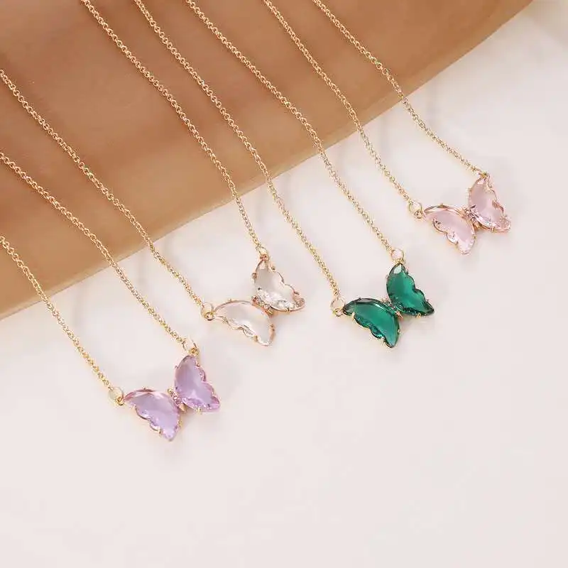 trending butterfly necklace