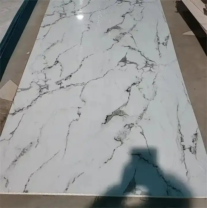 Uv Pvc Marble Sheet Wall Panel/marble Type Pvc Sheets For Wall