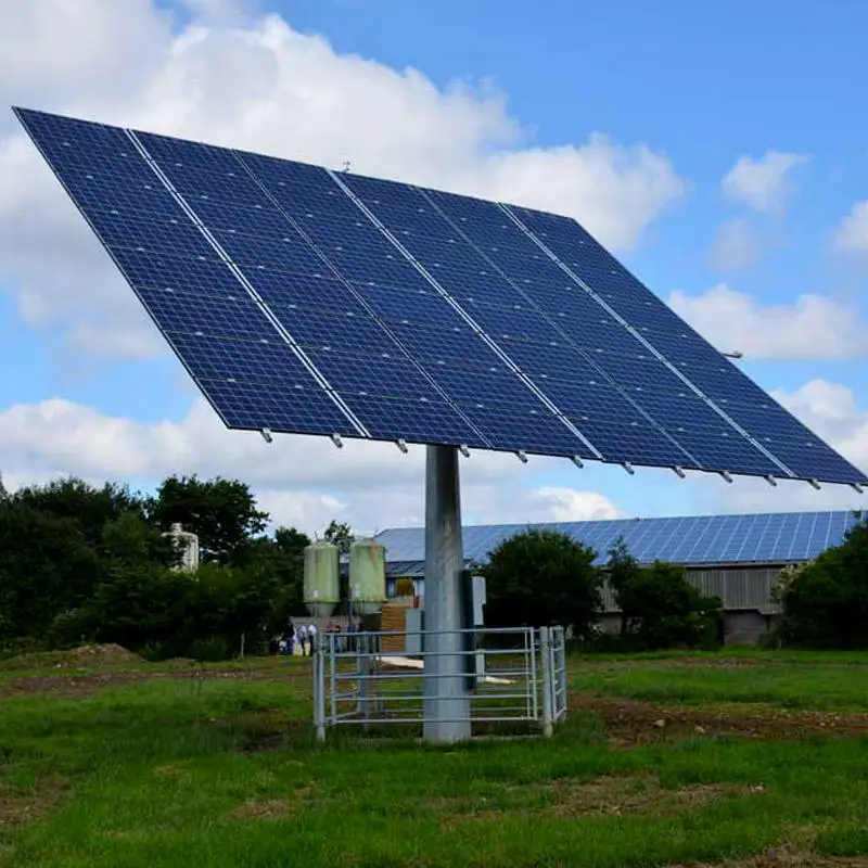 9kw Dual Axis Tracker Solar Tracking System Sun Tracker 2 Axis Solar