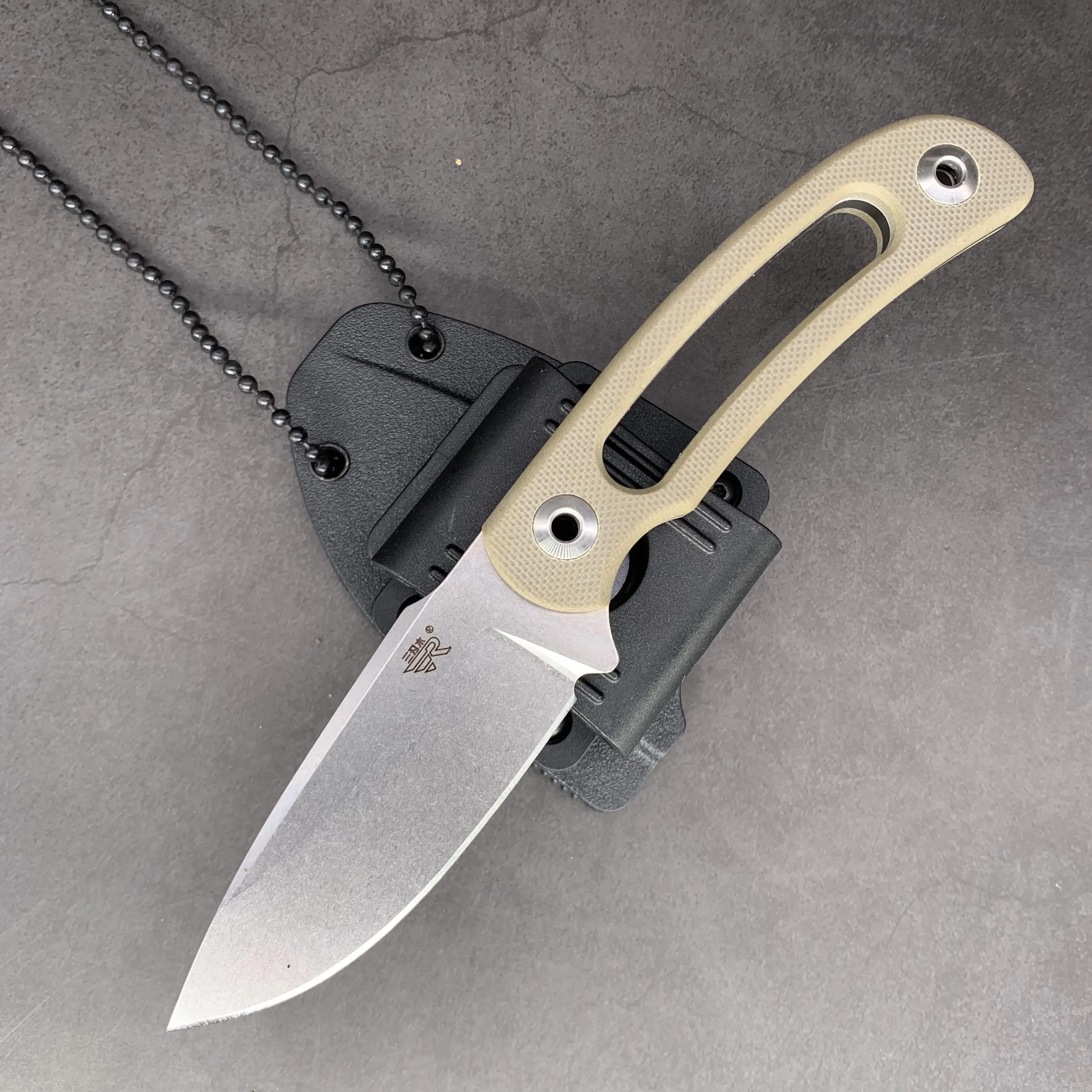 Sanrenmu 7132 Fixed Blade Knife 8c14n Stainless Steel With Sheath ...