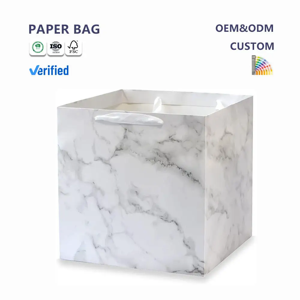 Classic Holiday Paper Bags Festive Design Store Gifts and Goodies Great for Seasonal Celebrations