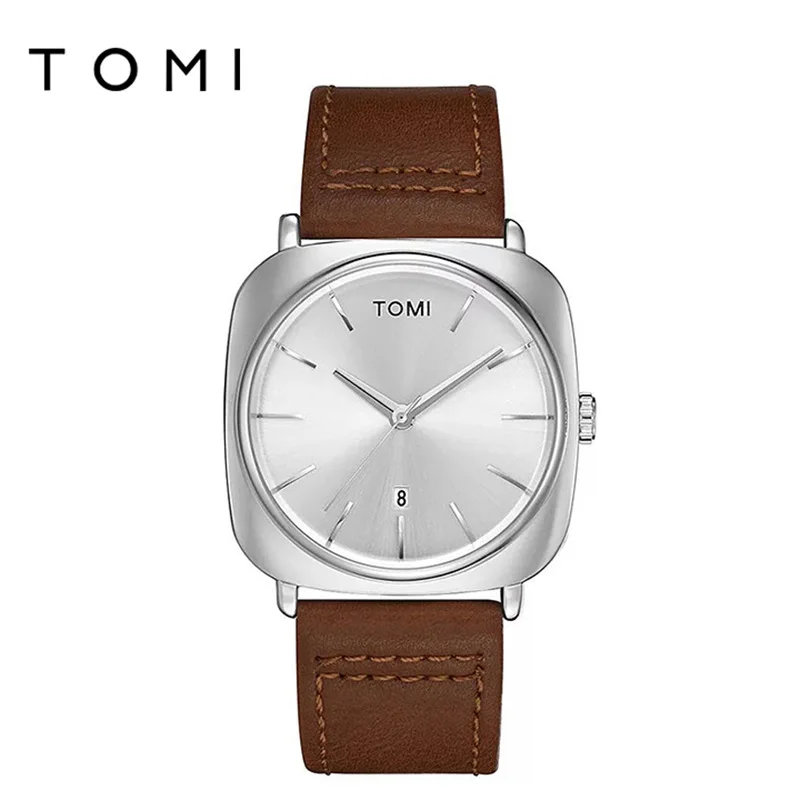 TOMI TOMI T084 Minimalist Two Pin Quartz Watch for Men & Women