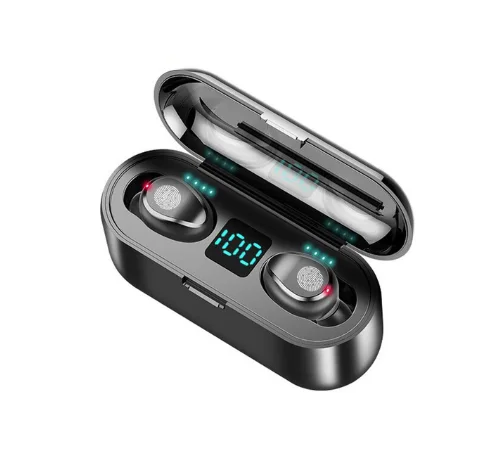 Fast Delivery HIFI Stereo F9-5 F95C Waterproof Earbuds auriculares TWS F9 earbuds with power bank
