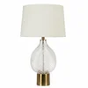 clear / brass