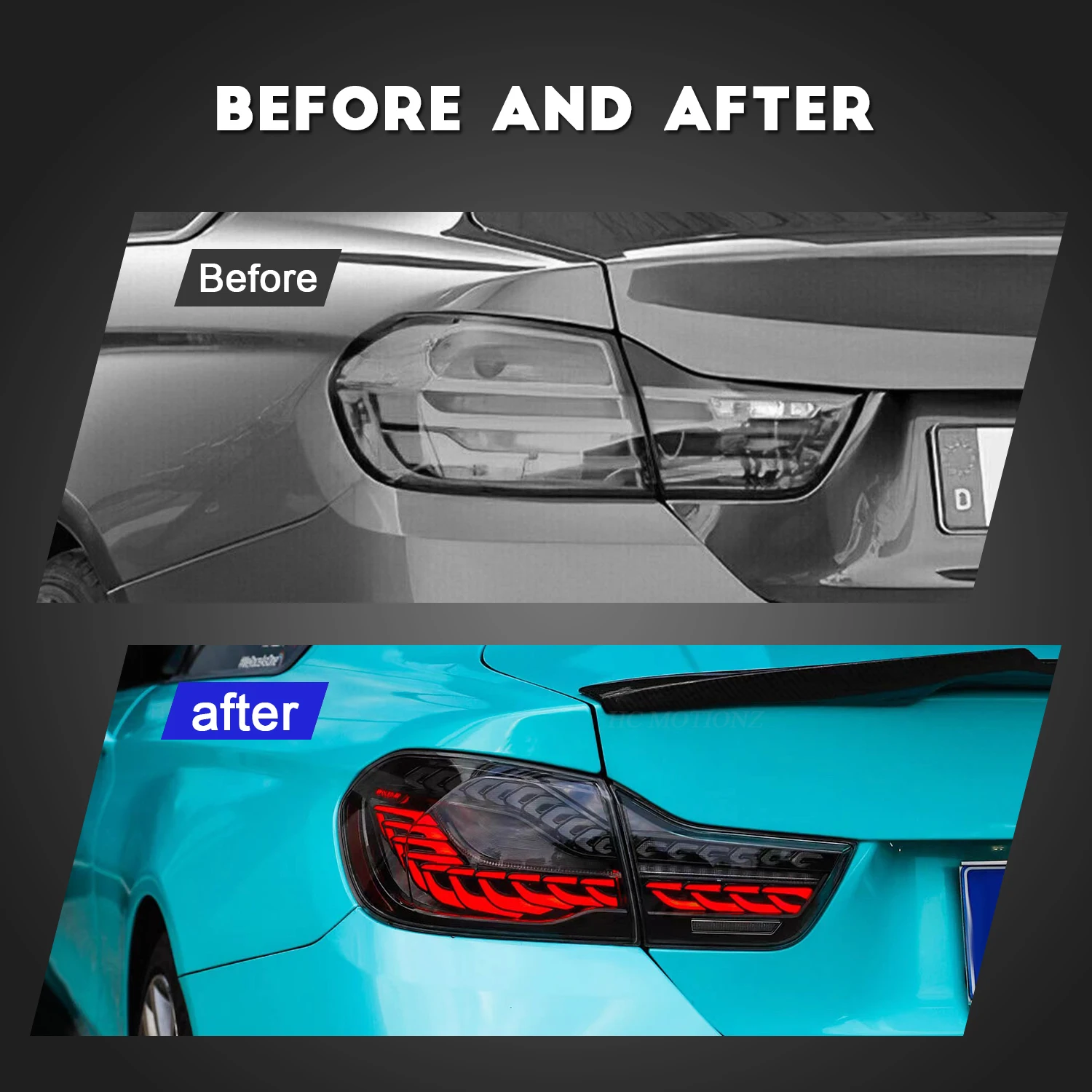 HCMOTIONZ LEDリアライトBMW F32テールランプ4シリーズ2014-2020対応