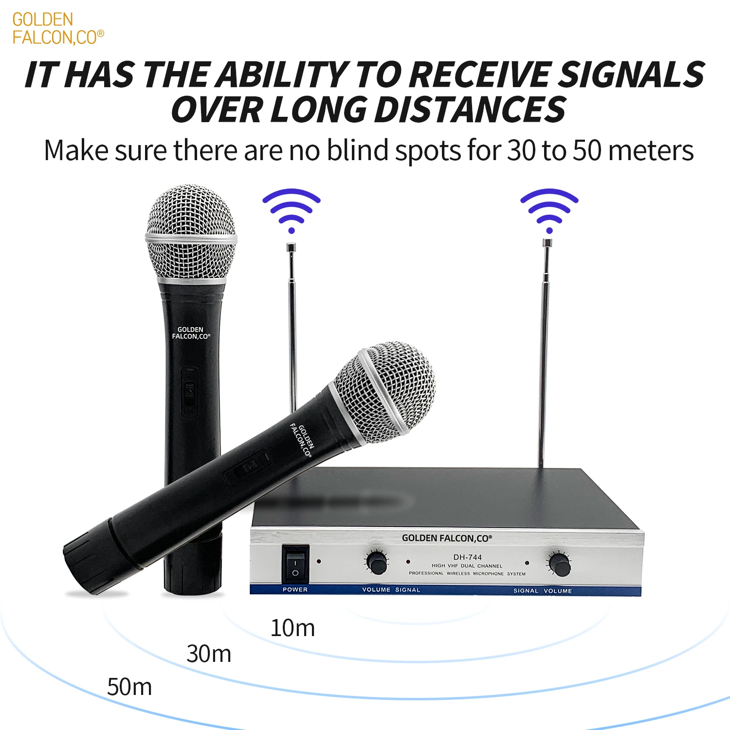 Source Professional wireless microphone VHF wireless microphone