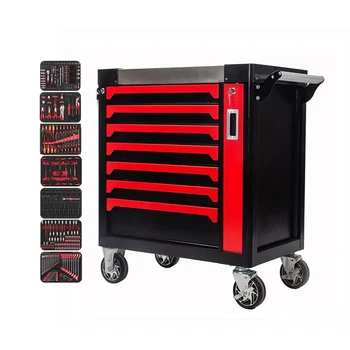 Hot High Quality Tool Box Trolley Cabinet Pcs Metal Tool Cabinet Garage With Workshop Hand