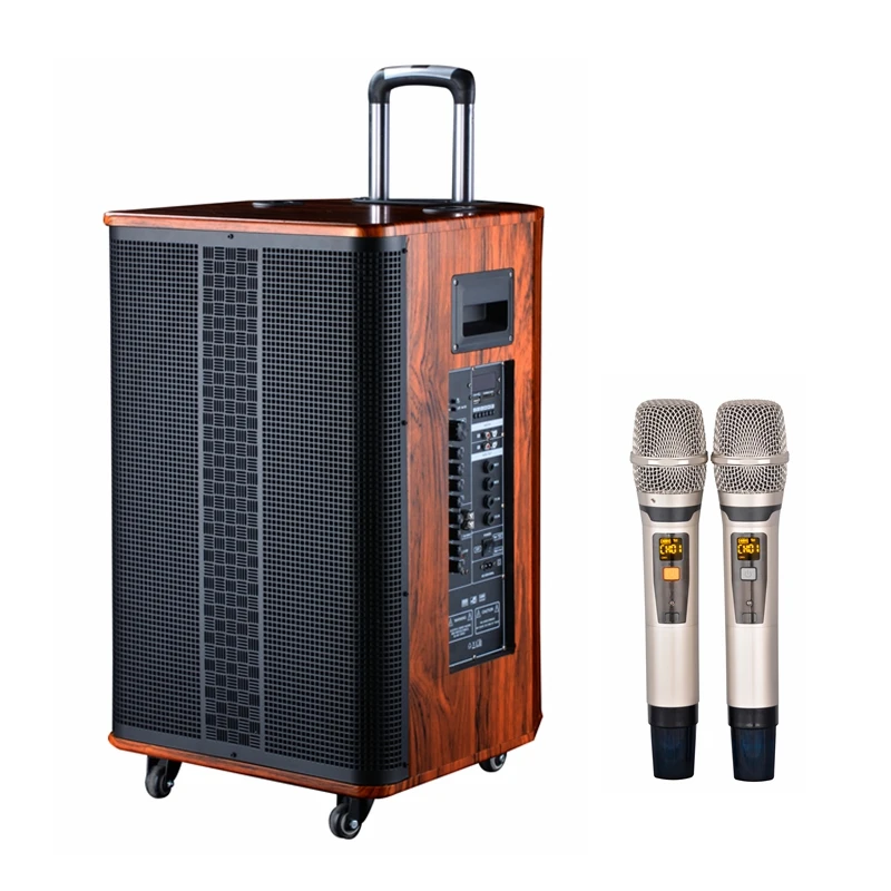 Hot Selling MBA Brand 1000w Outdoors Stage Portable Trolley Big Power Three Way 15 Inch pa Speaker