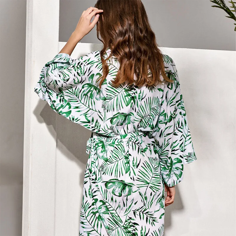palm leaf bridesmaid dress Palm Leaf Embroidered Midi Dress