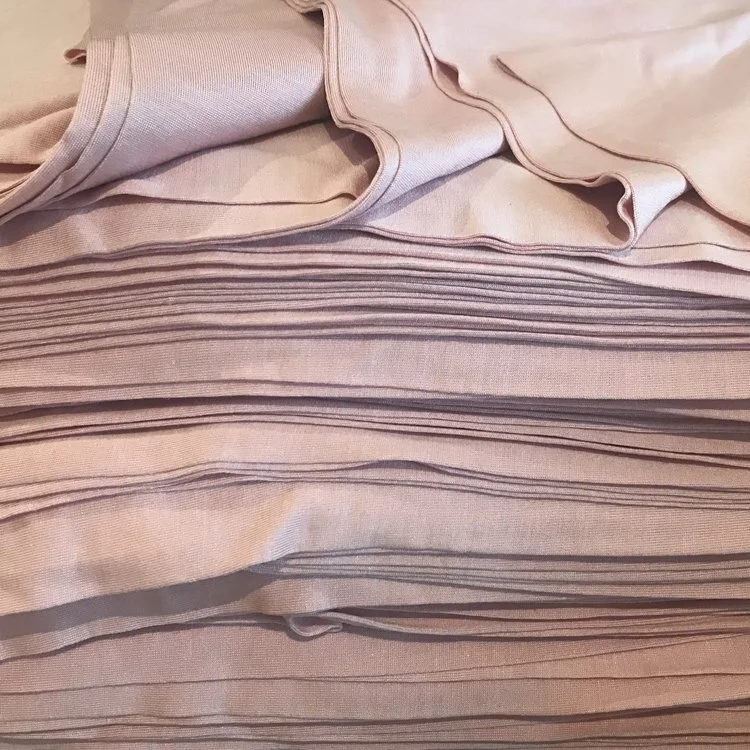 100% трикотажная ткань из шелка тутового шелкопряда для однотонной круглой