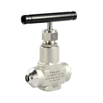 Stainless Steel 6000 Psi 1/4 Female Npt High Pressure Needle Valve Gas ...