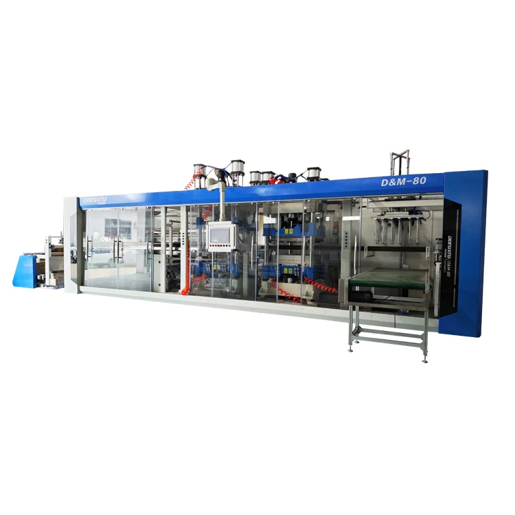 Thermoforming Machine High Speed Automatic Plastic Plastic Blister Vacuum Forming Machine Fast Food Box PP PS PET OPS PLA