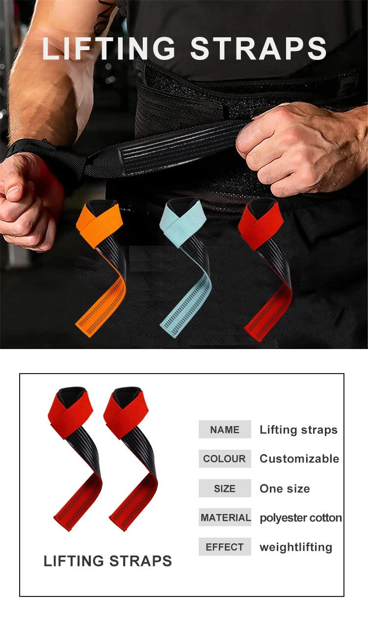 Blade Super Heavy Duty Wrist Wraps & Lifting Straps – 18" Or 24", Black/White/Red, Unisex 5 thumbnail image