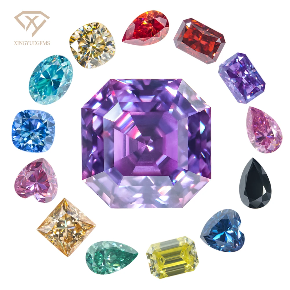 High Quality Gemstone Manufacturer Wholesale 3ex Color Gra Certificate Cut Pass Diamond Tester Vvs Loose Stone Moissanite