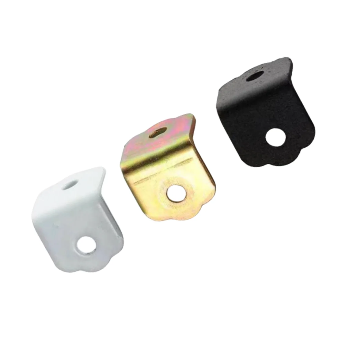 Furniture Hardware L Shape Steel Flat Angle Bracket Iron Metal Cabinet Frame Corner Bracket Fastener Steel Flat Angle Bracket