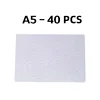 White A5-15x20 40 pcs