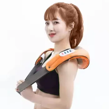 2025 Trending Office Manual Electric Neck Shoulder Massage Machine Deep Tissue Infrared 3D Kneading Massager for Back Pain