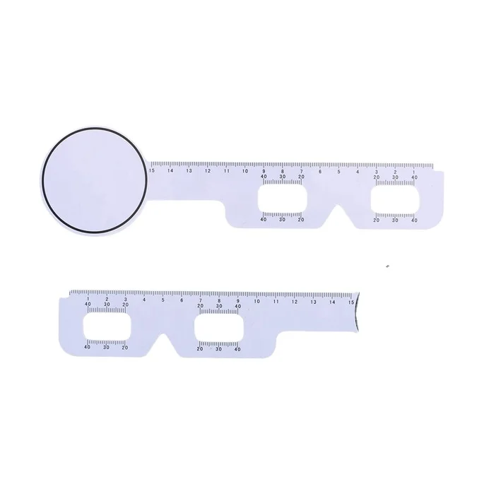Ophthalmology Equipment Optical PD Ruler with Eye Occluder Plastic Instruments