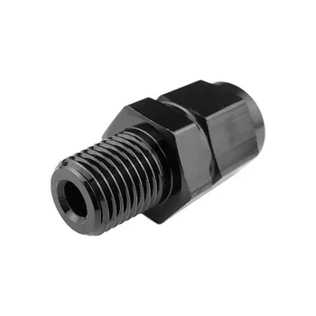 High Precision CNC Aluminum 6AN Female to 3/8 NPT Male Swivel Fuel Hose Adapter Fitting