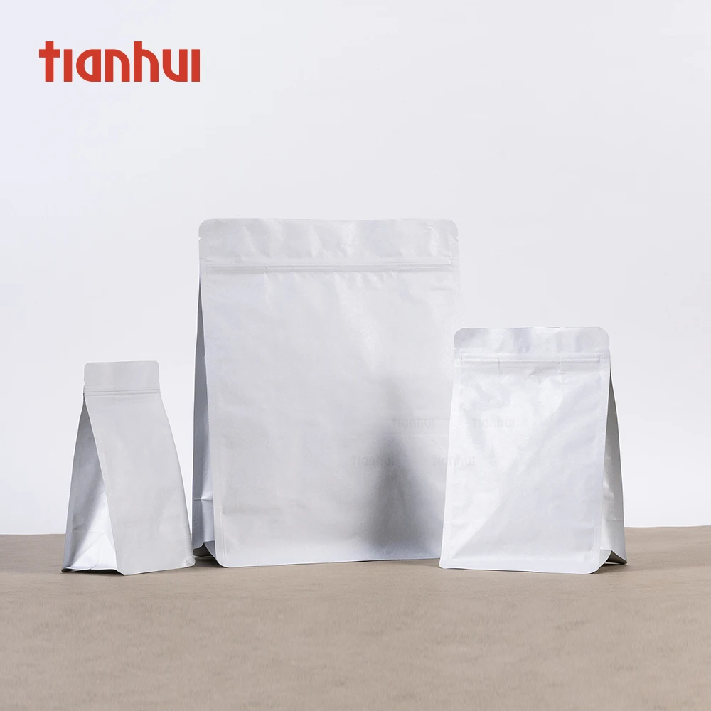 Tianhui Food Grade Resealable Zipper Stand-Up Pouch Packaging Bag for Snacks Dry Food