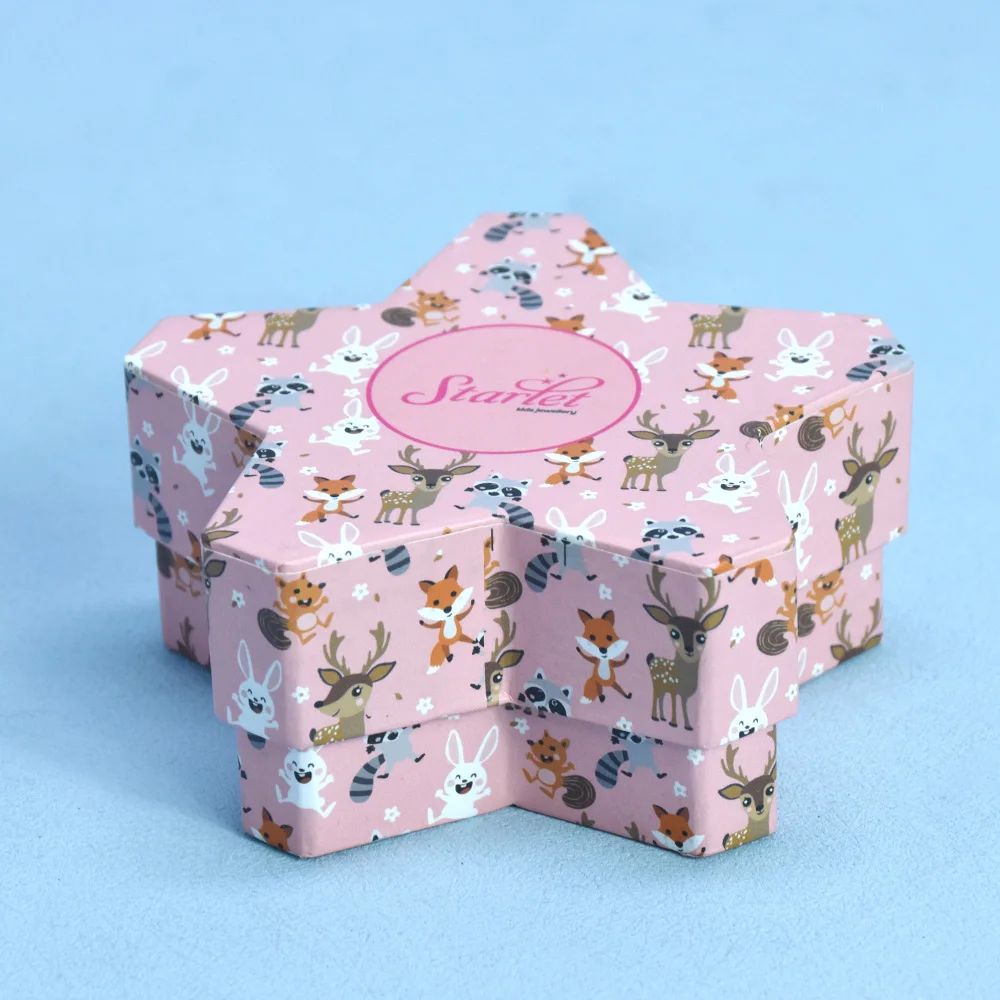 Square Crossing Angel Gift Box for Baby Shower Baptism Birthday Wedding Decoration Candy Boxes with Embossing Printing