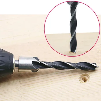 Countersink Drill Bit – 3x10mm HSS Tapered Bit For Wood & Plastic, Quick-Change Hex Shank, Single-Step Chamfering