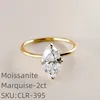 CLR-395 Moissanite marquise 2ct
