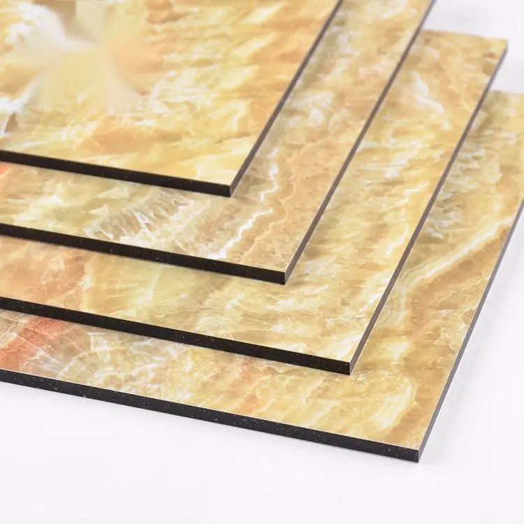 Custom Weather Fire Resistance PVDF Aluco Board Exterior Building Aluminium Decorative Composite Panel for Wall Cladding