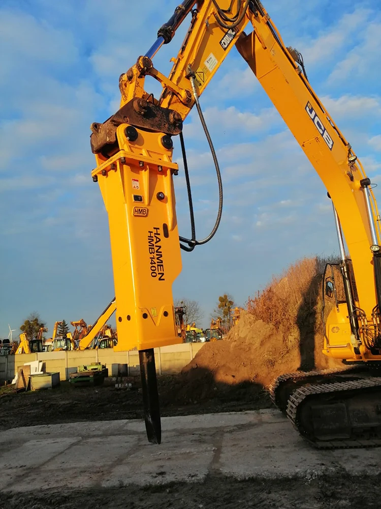 Sb81 Silenced Hydraulic Concrete Breaker Machine Atlas Copco Hydraulic Breaker