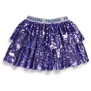 Customizable Stylish Designs Summer Girls Colorful Sequin Skirt Children's Sweet Sequin Skirt