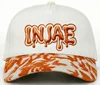 Blanco con naranja