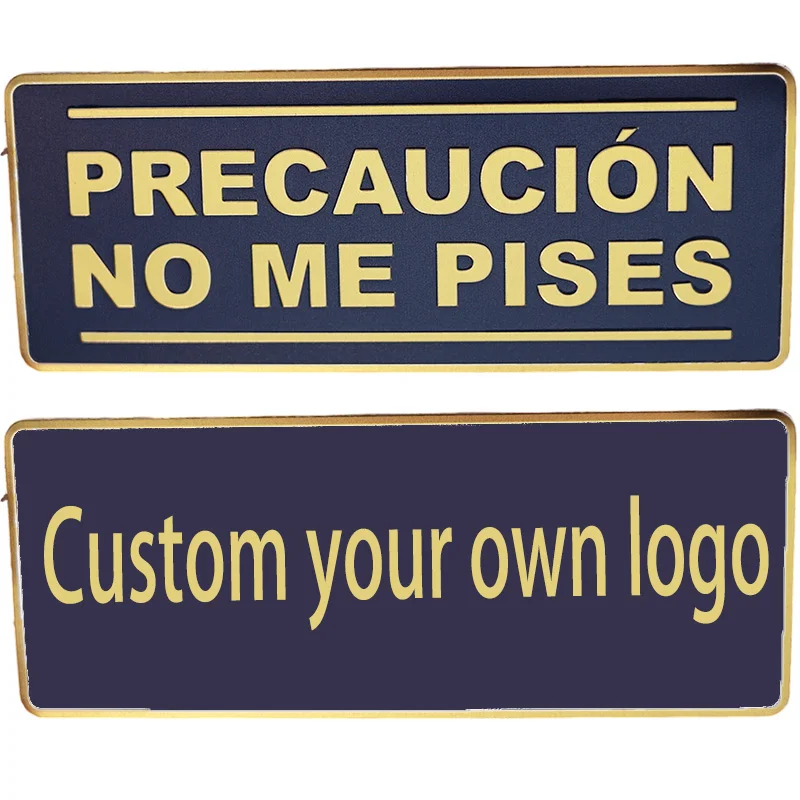Custom 3D Design Personalized Metal Plate Logo Emblem Metal Car Machine Custom Nameplate Stickers Badges and Stickers Letters