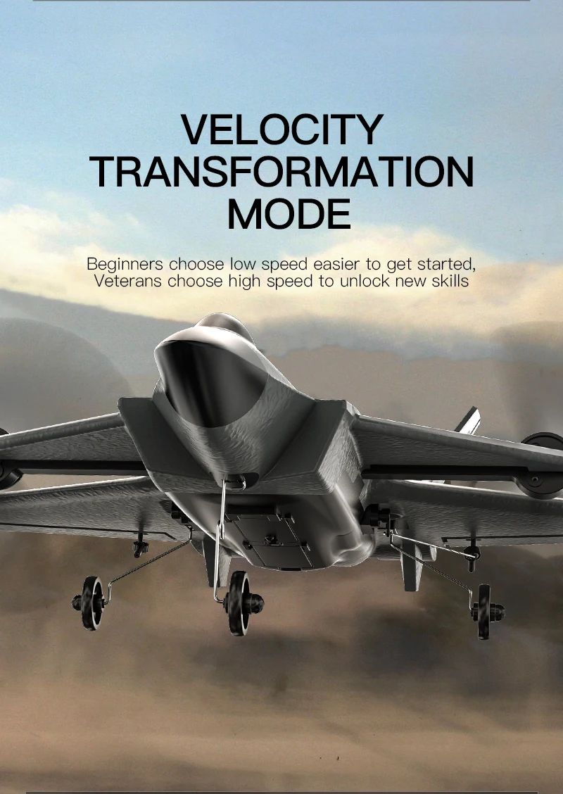 HOSHI KFPLAN KF700 J20 RC Plane 2.4G 6CH Remote Control Airplane Radio Control RC Glider Fixed Wing Foam Outdoor Toys Kids Gifts