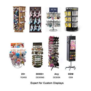 counter top keychain accessories retail store