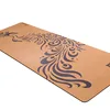 Cork Yoga Mat -  Hot Print Design1