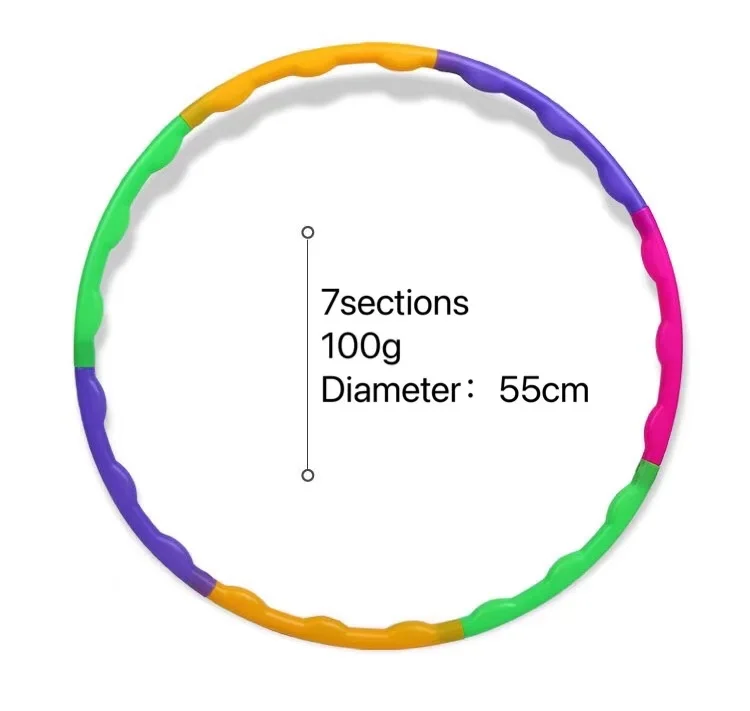 Лидер продаж мягкий спортивный обруч для фитнеса съемный пластиковый спортзала Hula