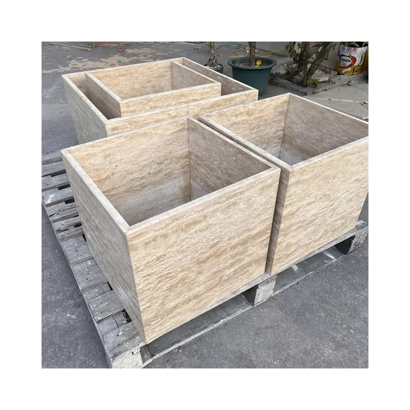 Factory Wholesale of Custom-made Travertine Marble Natural Stone Garden Design for Outdoor Garden Use