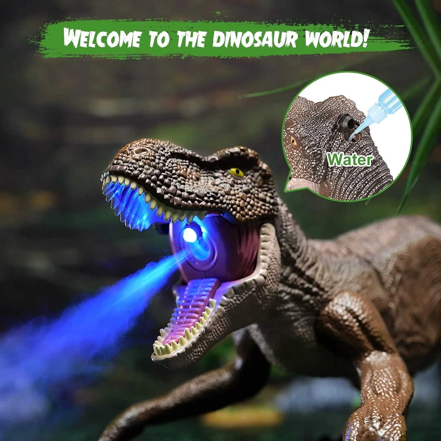 Diplodocus Dinosaurus speelgoed Prehistorie- zacht rubber - maakt dino geluiden - 53 CM