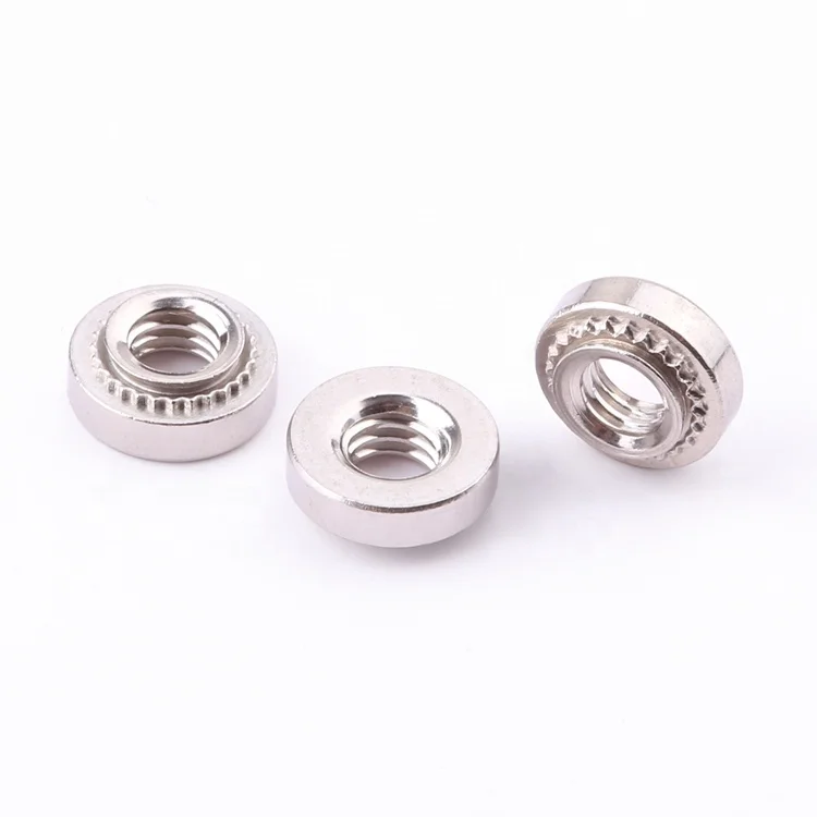 Factory price fastener M2-M10 stainless steel 304 press fit nut pressure rivet nut self-clinching nuts