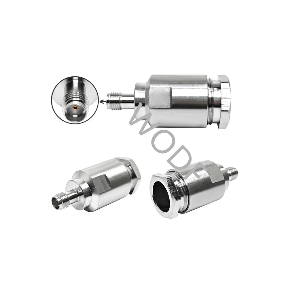 Factory Directly RF Clamp Coaxial Cable Connector SMA J female jack for 8DFB  Coaxial Cable