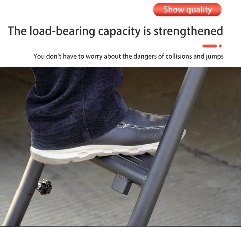 Hot Sale Offroad Parts Black Step Ladder Aluminum Alloy Rear Door Ladder Replacement Tailgate