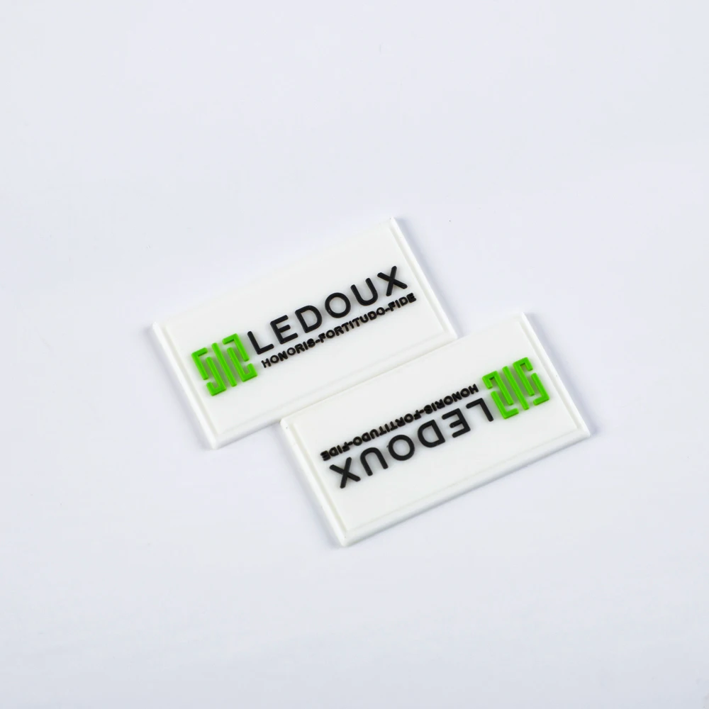 Factory Manufacture Guaranteed Quality Unique Custom 3D Rubber Label Garment Silicone Clothing Labels