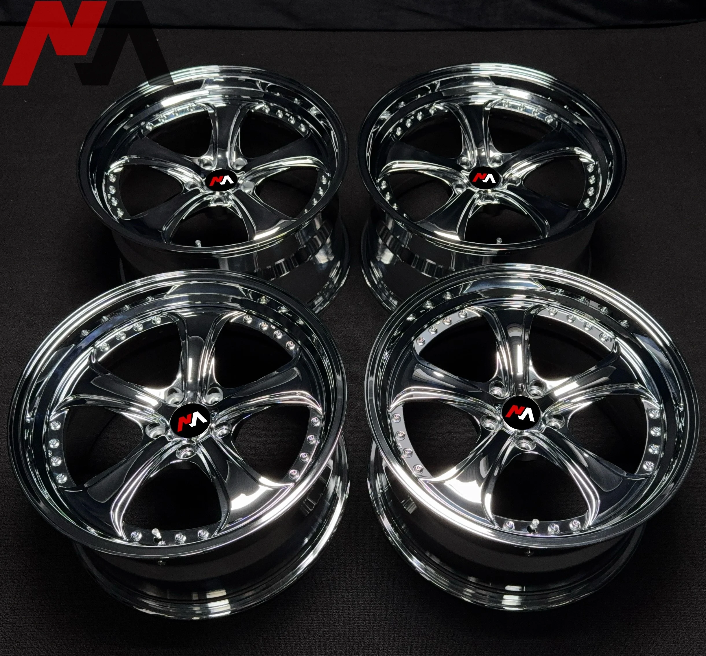 Work Vskf 5x120 5x114 3 5x100 17 18 18x9 5 19 Inch Triple Chrome